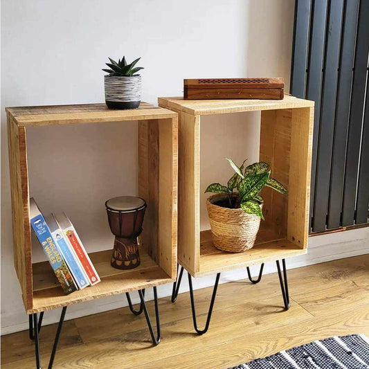 Wooden side tables